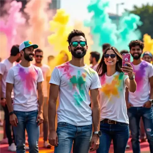 How to style your Holi t-shirt