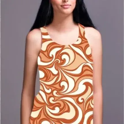 Stylish Women's All-Over Print Tank Top