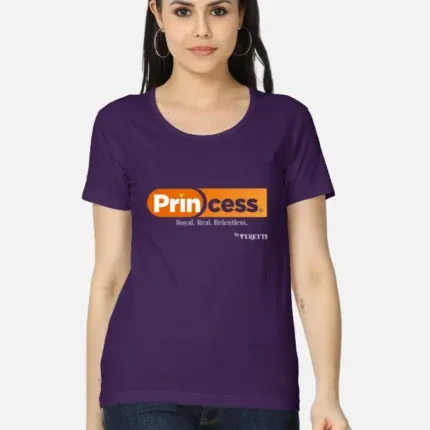 Princess by Vyretti women’s t-shirt – Classic Fit, Soft Cotton