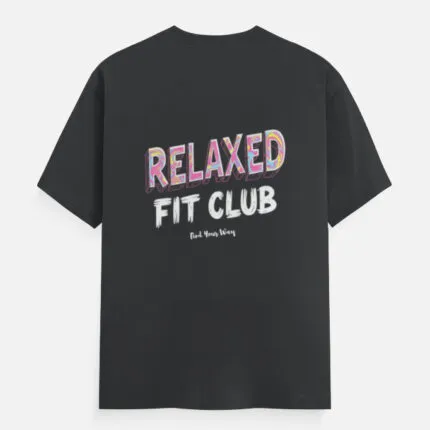 Relaxed Fit Club Plus Size T-Shirt | 4XL to 7XL Comfort Wear